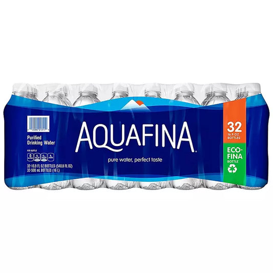 Aquafina Purified Drinking Water (16.9 oz., 32 pk.)